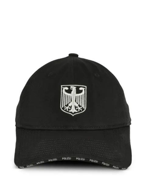 VETEMENTS Polizei eagle-emblem baseball cap Black UH76CA300BW