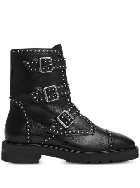 Stuart Weitzman 30mm Jesse Lift boots Black S0425CHI