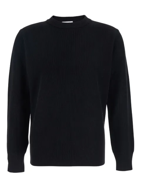 Kangra ribbed crew-neck sweater Blue 201201
