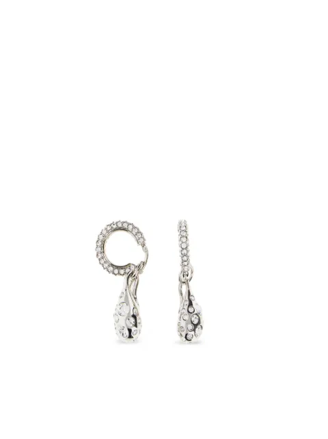 Marni crystal-embellished hoop earrings Silver ORMV0613A0P652700N29