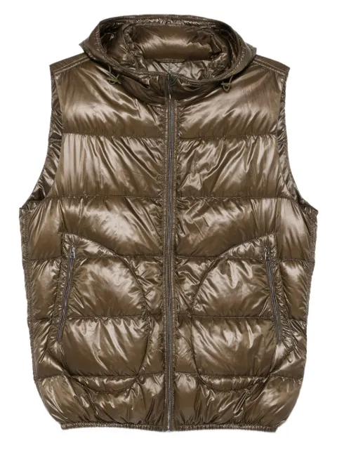 Herno hooded quilted gilet Green PI001212U12017