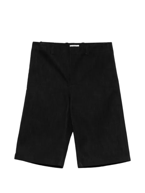 Rier Utility gabardine shorts Black DNM39GBR