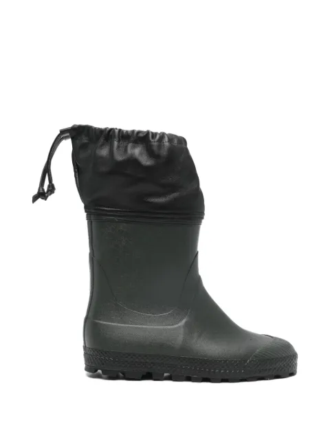 Rier drawstring city rain leather boots Green SHO36BTSBOOTS