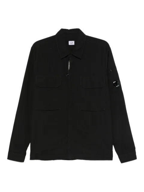 C.P. Company zip-fastening pocket jacket Black 19CMOS090A005991G