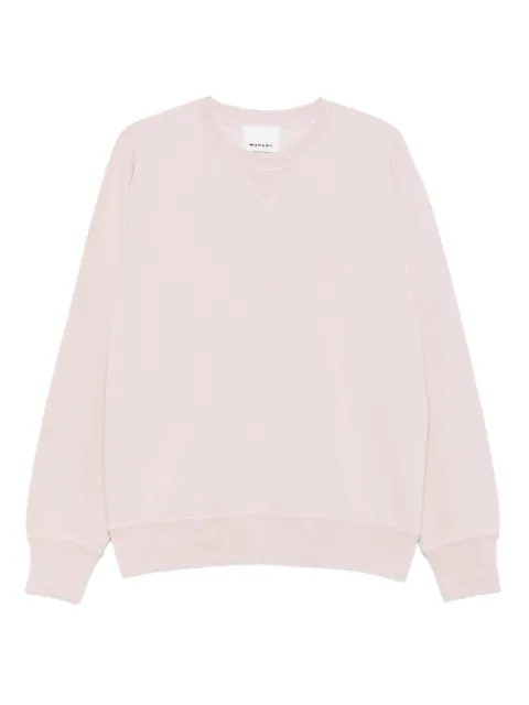 MARANT logo-embroidered crew-neck sweatshirt Pink SW0030HAC3M02H
