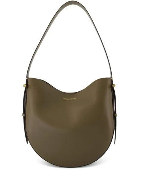 Victoria Beckham medium Dia half-moon calfskin shoulder bag Green B125AAC006190A708
