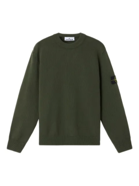 Stone Island crew-neck sweater Green K2S155100049S00A2