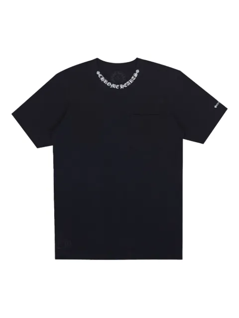Chrome Hearts neck-logo T-shirt Black CHRM0060