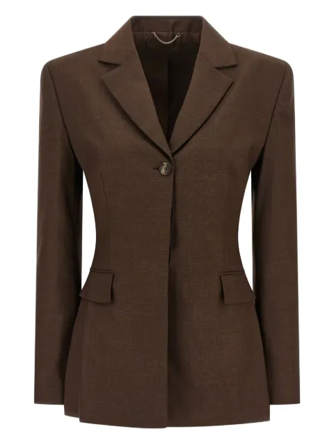 Magda Butrym single-breasted blazer Brown 153725BROWN