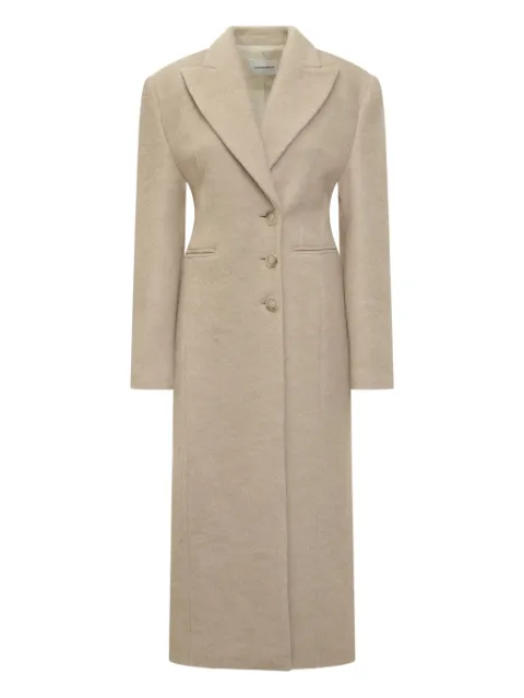THE ANDAMANE hourglass buttoned coat T181019BTNW047