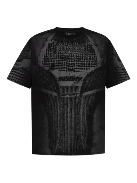 MISBHV textured-print T-shirt Black 251M140