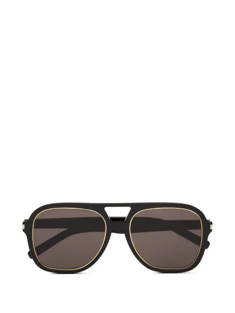 Saint Laurent Eyewear pilot-frame sunglasses Black SL602RI