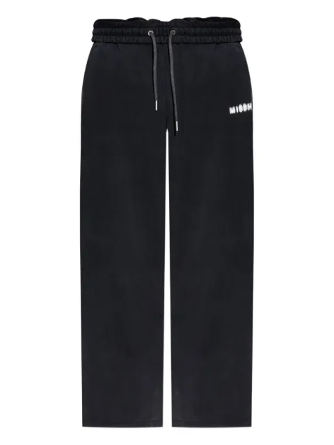 MISBHV logo-detail drawstring track pants Black 251M300