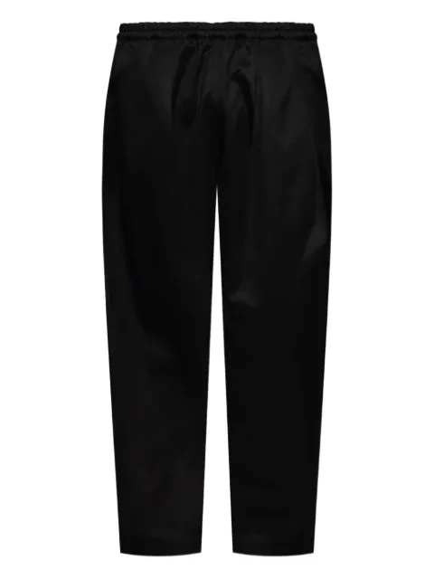 Maison Margiela pleat-detailed drawstring trousers Black S67KA0075M35156