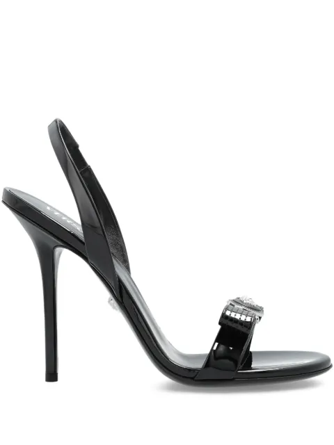 Versace Medusa-bow slingback sandals Black 1022060D2VE