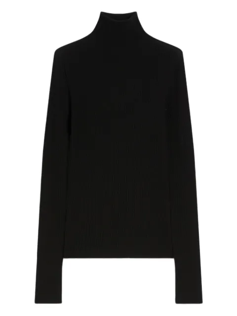 Sportmax ribbed turtleneck top Black 2522366012600