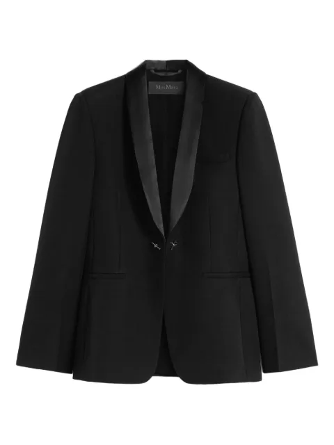Max Mara Giselle shawl-lapel embellished blazer Black 2521046024600