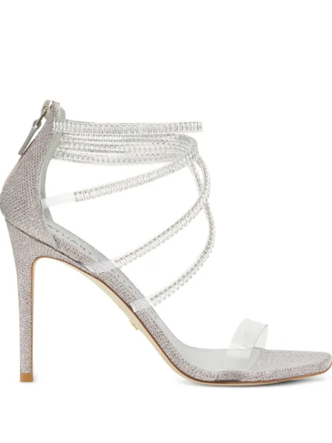 Stuart Weitzman 100mm Superglam sandals Silver SE092NEN