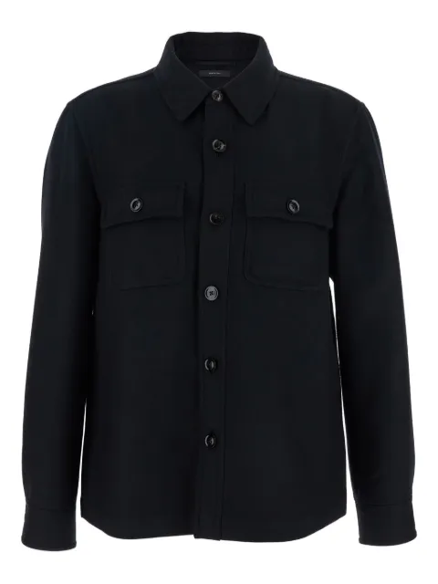 TOM FORD breast-pocket shirt jacket Black OJS016FMW063