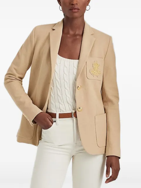 Lauren Ralph Lauren embroidered blazer Neutrals 200797305013