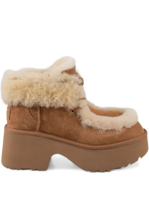 UGG Esmee shearling lace-up boots Neutrals 1171532