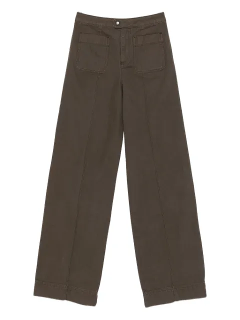 Soeur Harold pocket-detail trousers Brown JEA0275HAROLD