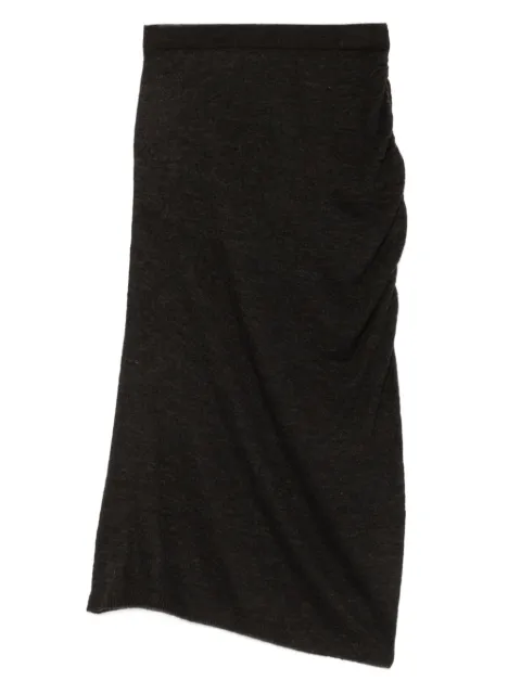 Soeur tube-ruched skirt Brown JUP0314GERTIE