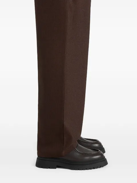 Manière De Voir Lille leather lace-up shoes Brown MANF033