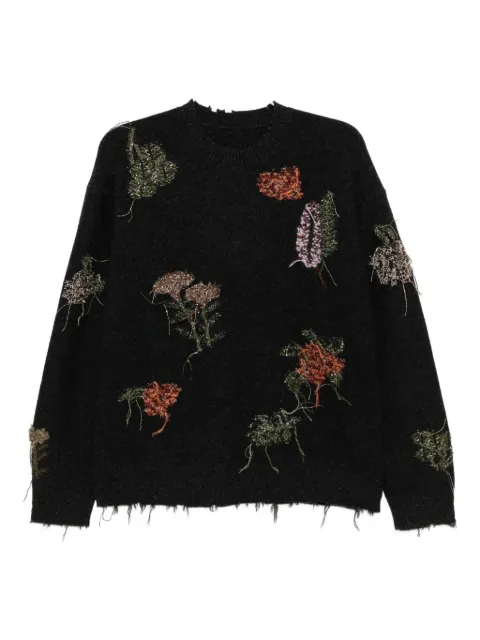 JNBY botanical long-sleeved sweater Grey 5P8313420
