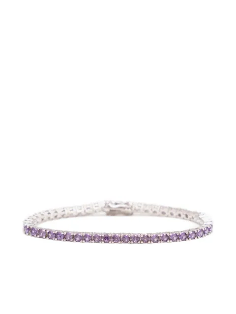 Izabel Display zirconia tennis bracelet Purple CCTB