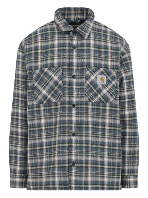 Carhartt WIP checked pocketed shirt Neutrals I035312