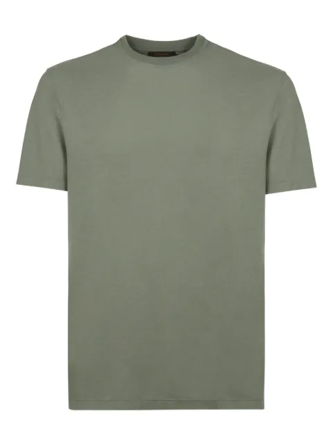 slowear cotton-linen T-shirt Green 815214ZG380