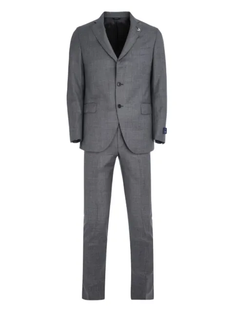 Tombolini three-button wool suit Grey A362E234