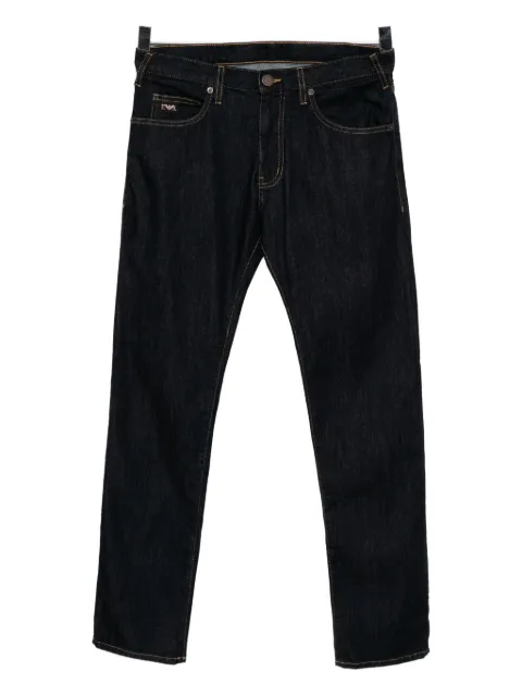 Emporio Armani logo-patch jeans Blue EM001370AF14116