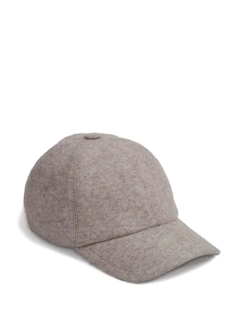 Fedeli Land cashmere buttoned hat Grey TU000801