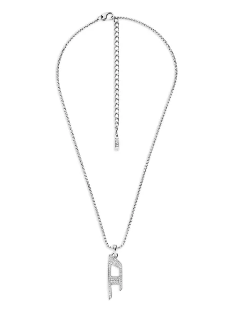 Diesel Dx1624040 crystal-pavé necklace Grey DX162400DJW