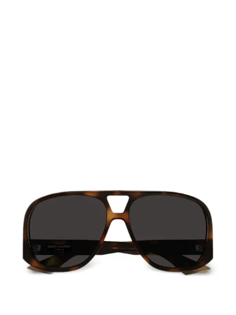 Saint Laurent Eyewear pilot-frame sunglasses Brown SL652F002