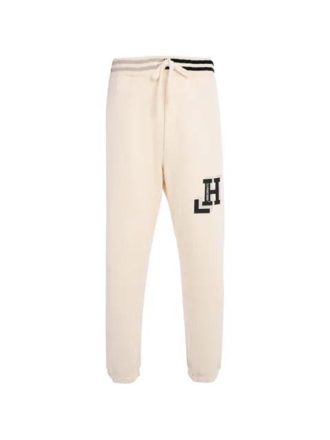HINNOMINATE striped-waistband track pants Neutrals HMABM01441