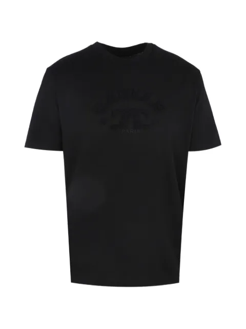 Gaëlle Paris logo-print T-shirt Black GAABM01520