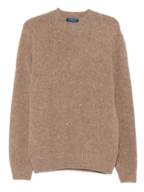 Daniele Fiesoli long-sleeve crew-neck sweater Brown DF9131