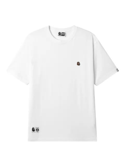 FINGERCROXX logo-appliqué T-shirt White FFXTEM01068X