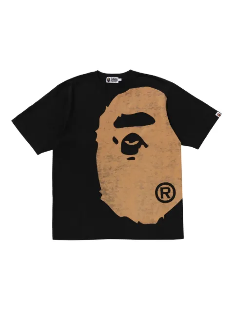 A BATHING APE® Ape Head graphic T-shirt Black 001CSL801003M