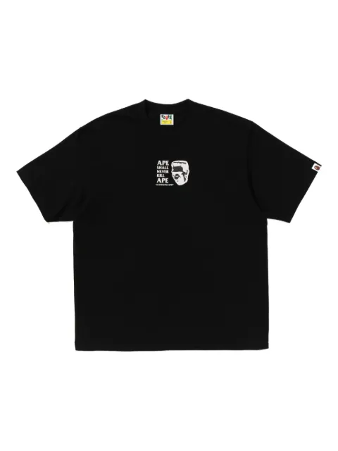 A BATHING APE® Frankenstein Bape cotton T-shirt Black 001TEL801338M