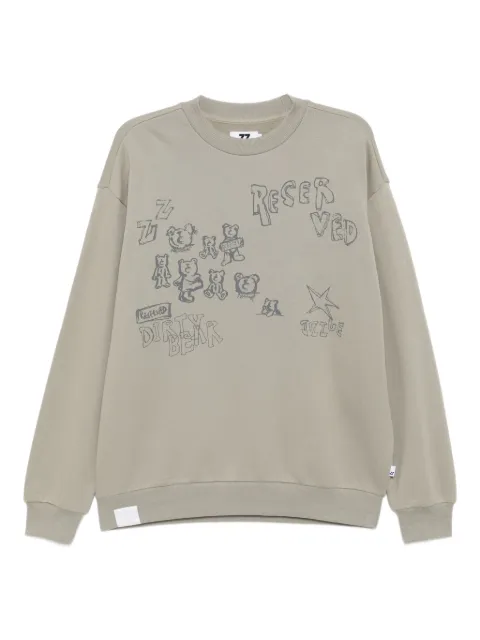 izzue printed sweatshirt Green IZXSWM00167X