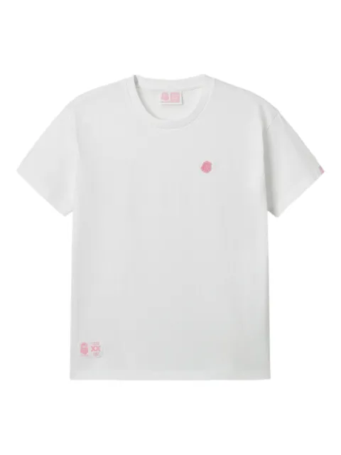 FINGERCROXX logo-patch T-shirt White FFXTEW01083X