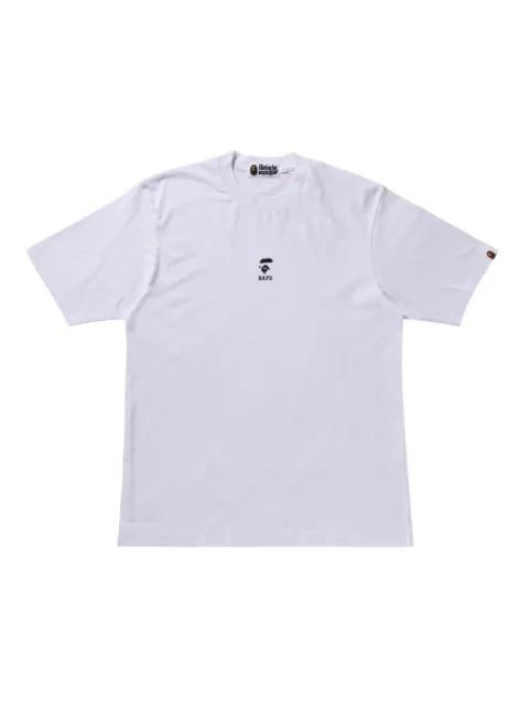 A BATHING APE® Ape Face logo T-shirt White 001CSL801309M