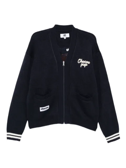CHOCOOLATE intarsia-knit cardigan Blue B1XCDM00274X