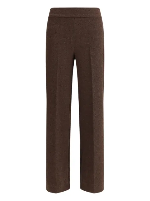 Avenue Montaigne boucle trousers Brown FLAVIAF1695