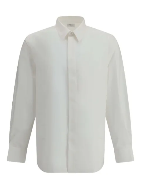 Saint Laurent long-sleeve button-down shirt White 826821Y2M03