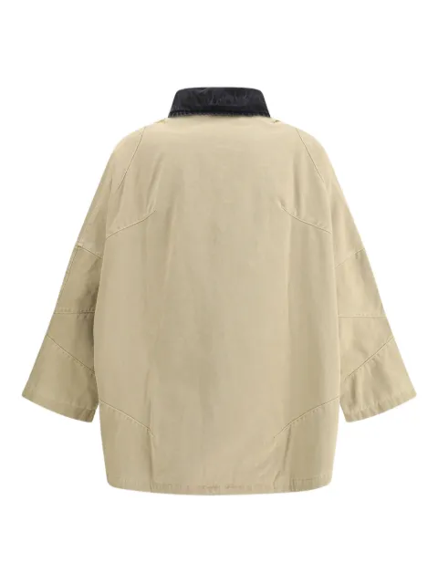 PDF corduroy-collar jacket Neutrals DFM09031GF059